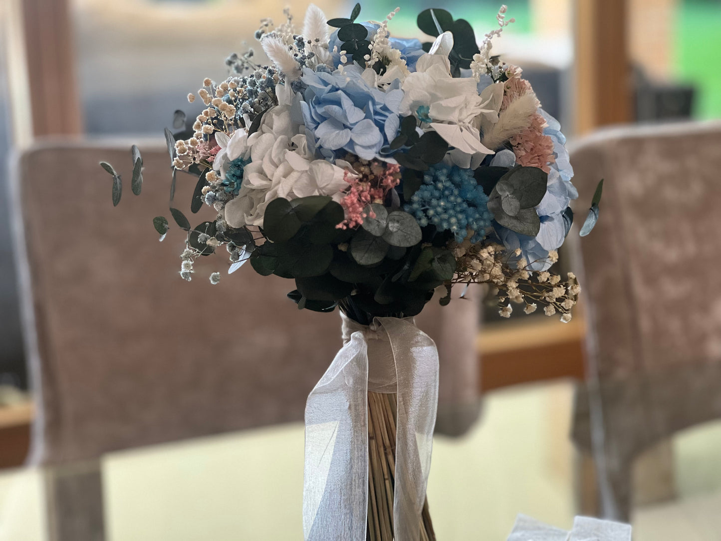 Ramo Novia Laureen con Hortensias