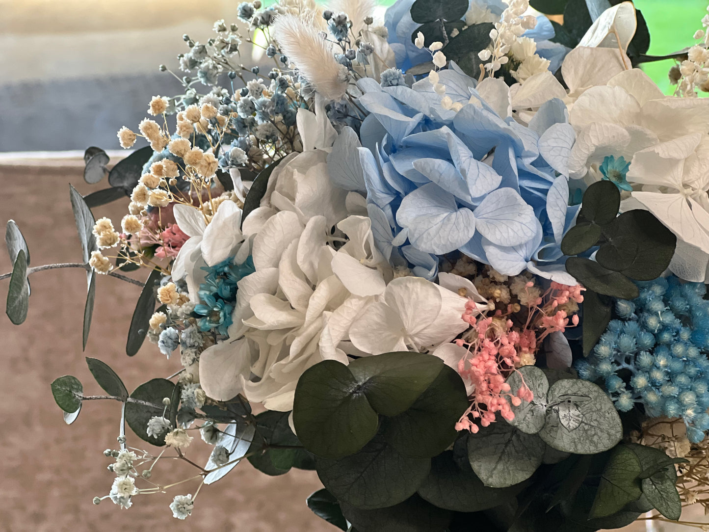 Ramo Novia Laureen con Hortensias